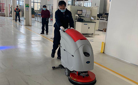 車(chē)間地面清洗操作方法